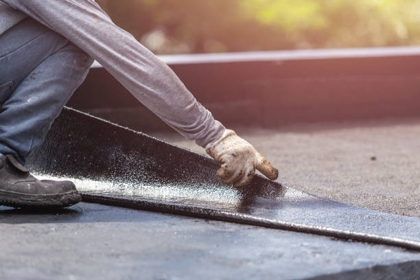 Professional Emergency Waterproofing technician working in Conklin, MI